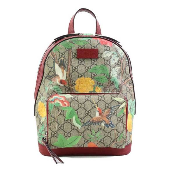 GUCCI Backpack Tian GG Supreme Canvas Multicolor Men's Women's 427042 56204a - Picture 1 of 5